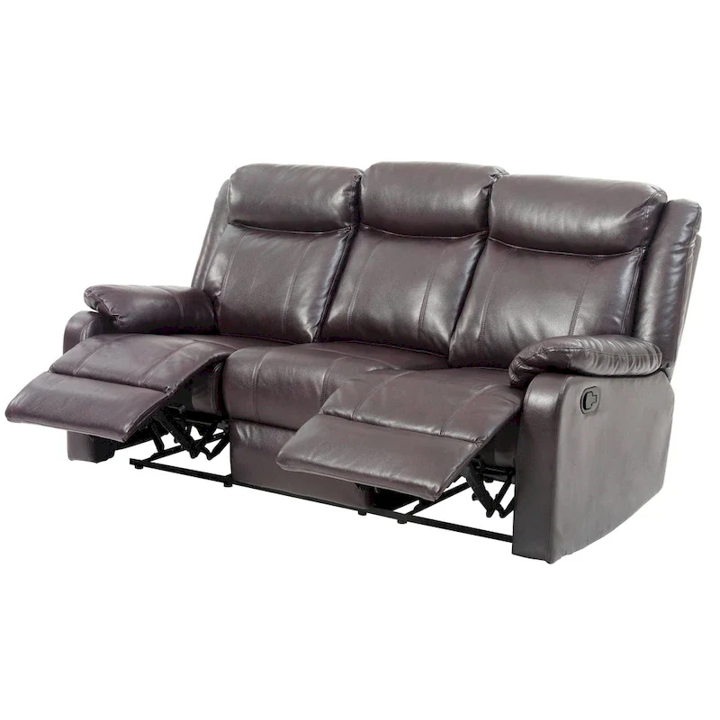 Ward Faux Leather Double Reclining Sofa