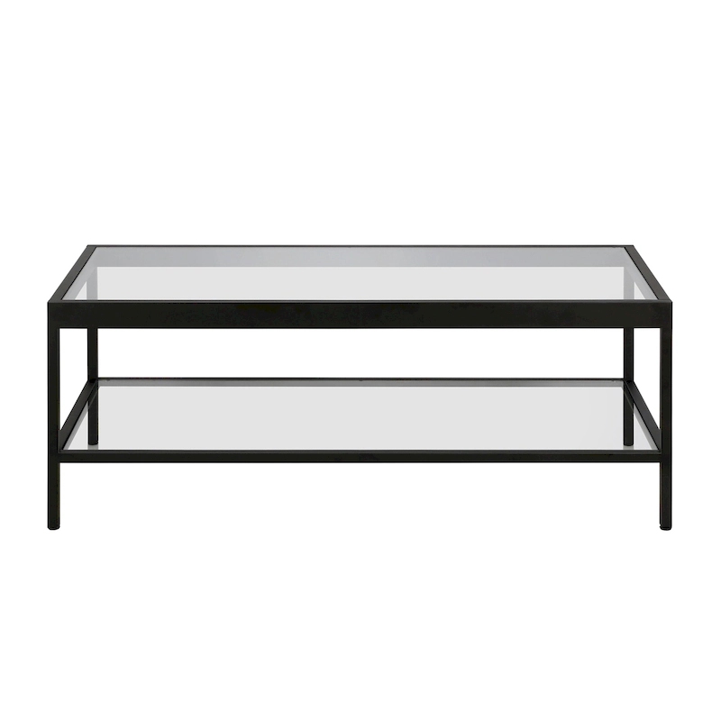 Alexis Metal and Glass Coffee Table