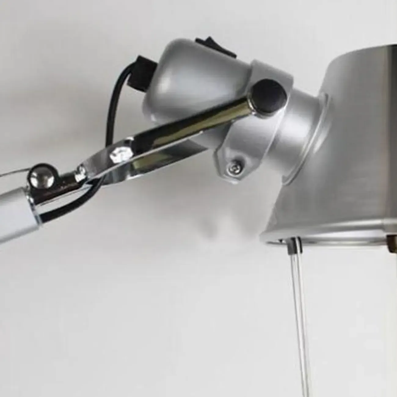 Industrial Aluminum Shade Swing Arm Wall Light