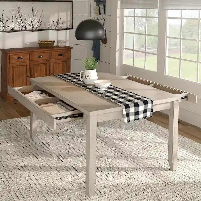 Wood Rectangular Dining Table