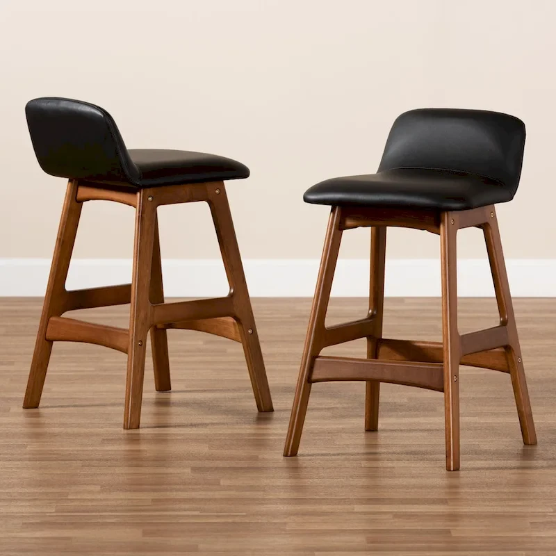 Darrin Mid-Century Modern 2-PC Counter Stool Set