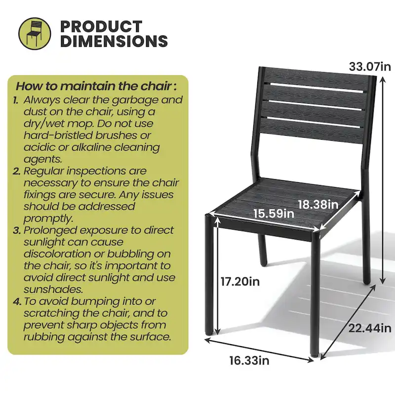 7-Piece Patio Dining Set Aluminum Dining Table with Umbrella Hole and Stackable Chairs