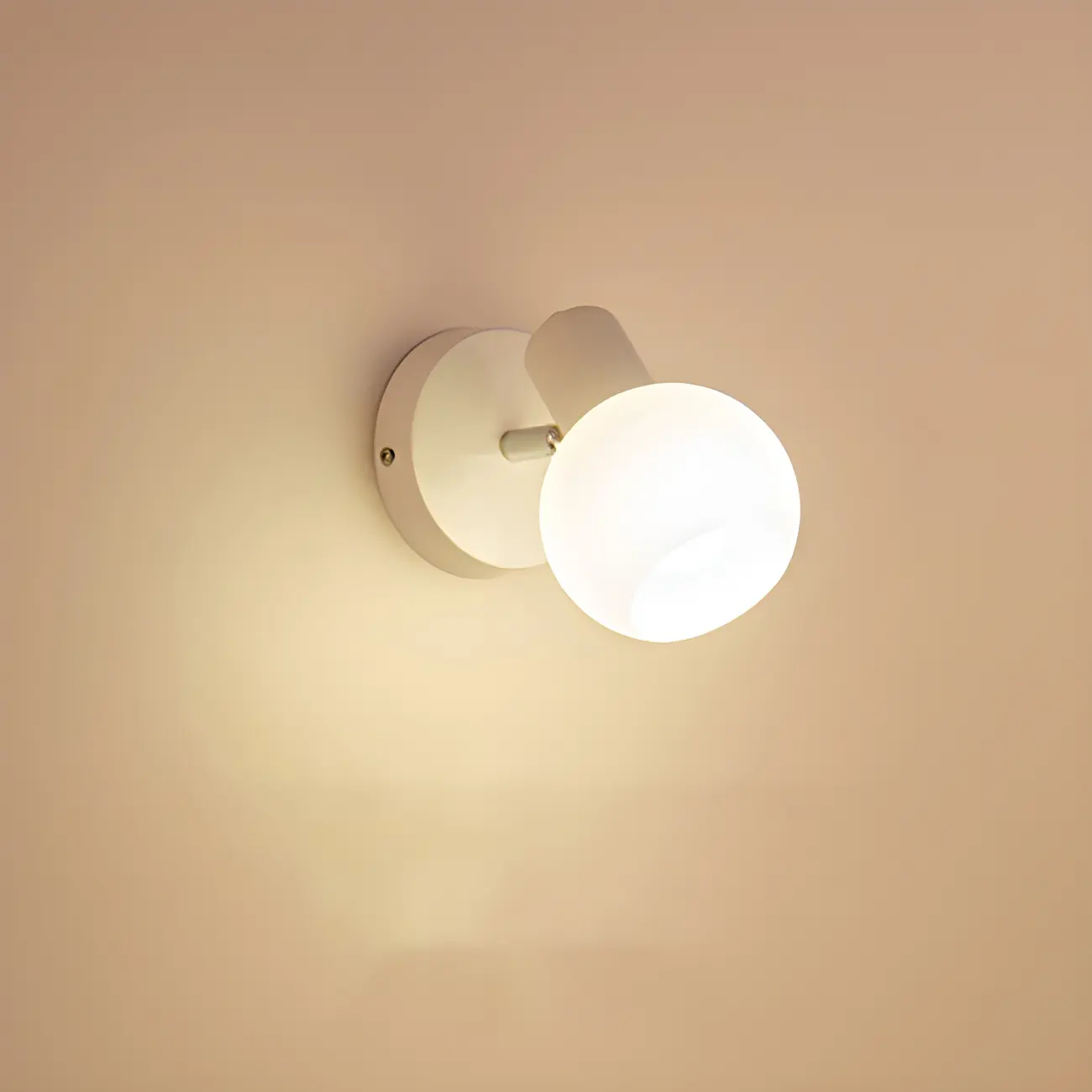 Modern Black Glass Globe Vanity Light for Bathroom Mirror