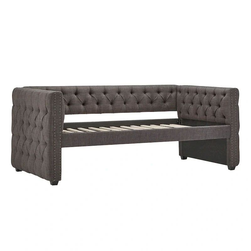Knightsbridge Twin Tufted Nailhead Daybed by iNSPIRE Q Artisan