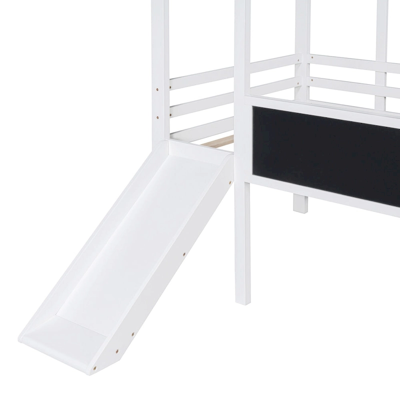 Twin Loft House Bed with Slide