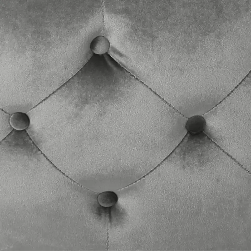 Chana Glam Velvet and Tempered Glass Coffee Table Ottoman by Christopher Knight Home