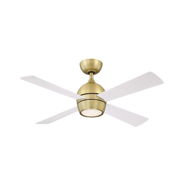 Fanimation Kwad 44  4 Blade Indoor LED Ceiling Fan with Remote Control
