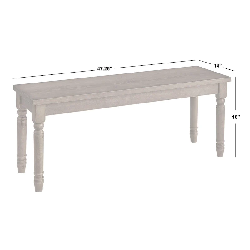 Simple Living 5-piece Burntwood Dining Set