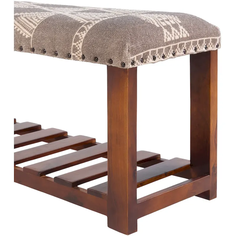 Heria Modern Bohemian Upholstered Bench