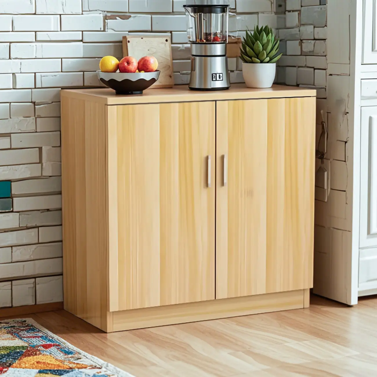 Modern Manufactured Wood Kitchen Cabinet, Free Standing