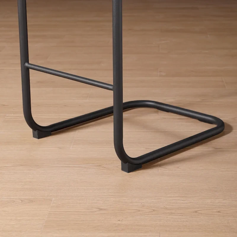 Art Leon Rustic Upholstered Counter Height Bar Stools (Set of 2)