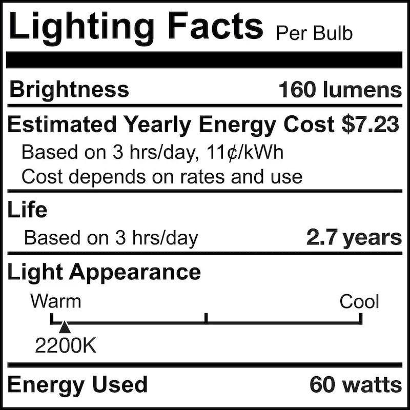 Bulbrite 60 Watt Dimmable Grand Nostalgic Medium (E26) Incandescent Bulb
