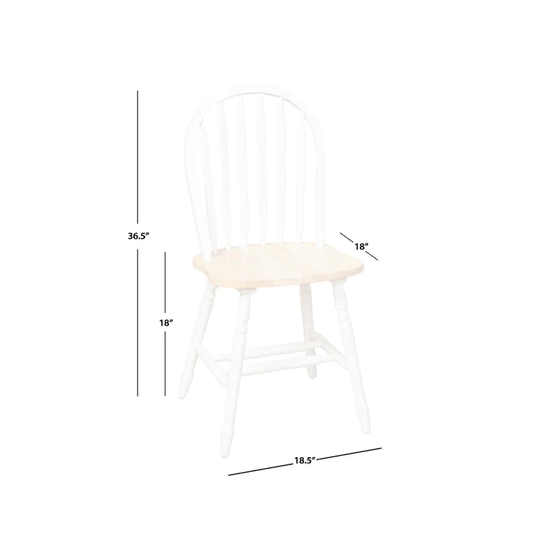 Simple Living Carolina 7-piece Farmhouse Solid Wood Dining Set with Leaf