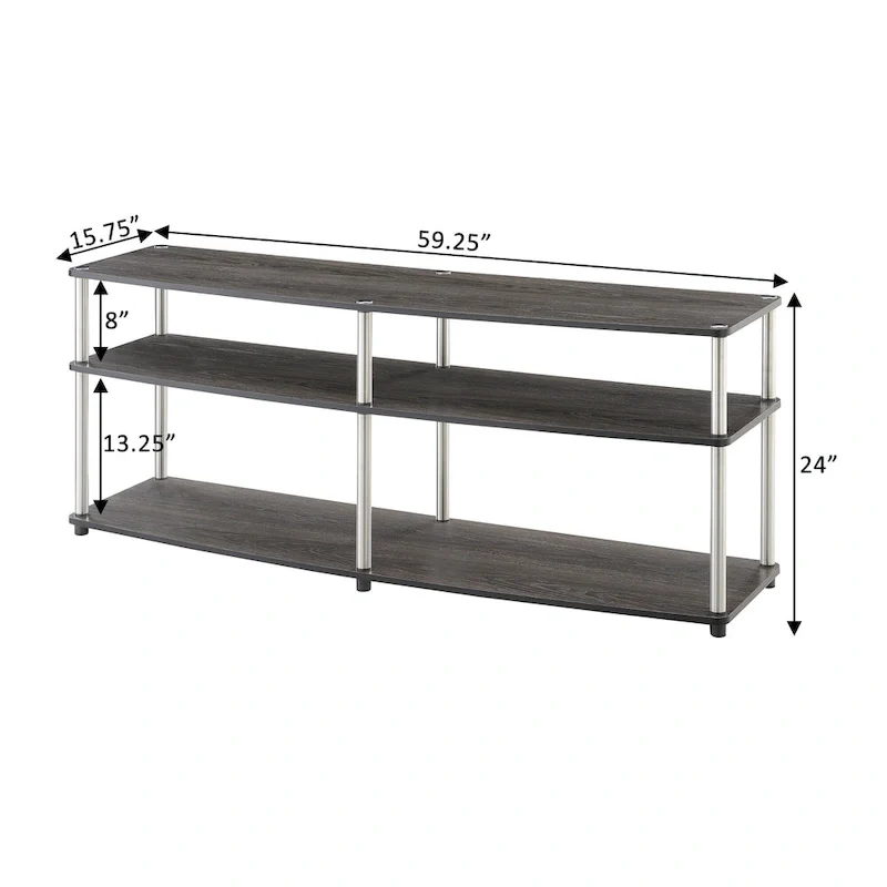 Convenience Concepts Designs2Go 3 Tier 65 inch TV Stand