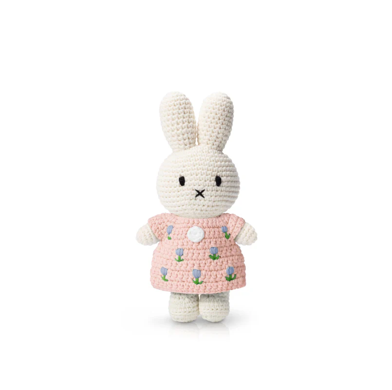 Miffy Handmade and her Pastel Pink Tulipdress 25cm