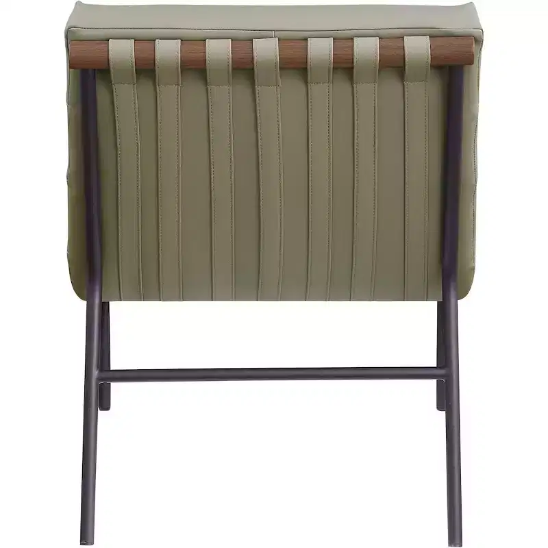 Meridian Furniture,Burke Vegan Leather Accent Chair