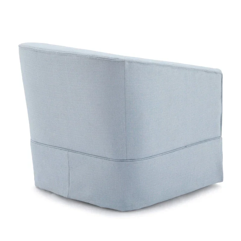 Elayne Skirted Fabric Swivel Accent Chair by Greyson Living