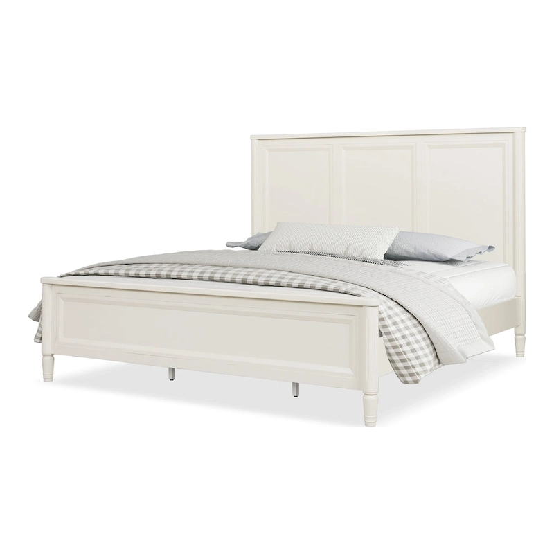 Furniture of America Arlena Classic Modern Solid Wood Panel Bed