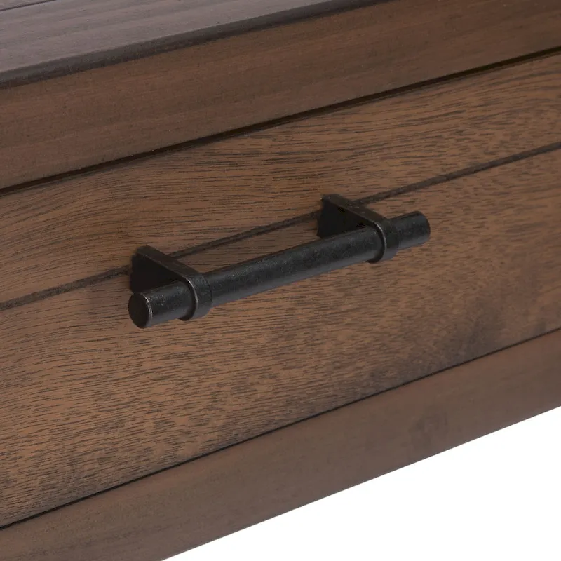 SAFAVIEH Zennure White Washed Grey Writing Desk