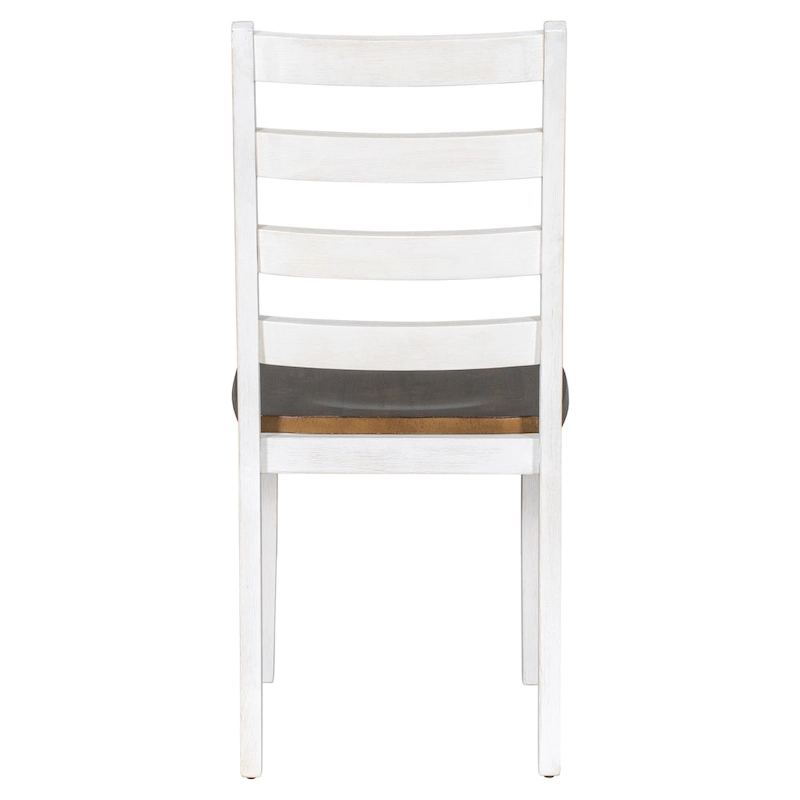 Rustic Style 6-Piece Dining Room Table Set with 4 Upholstered Chairs & a Bench