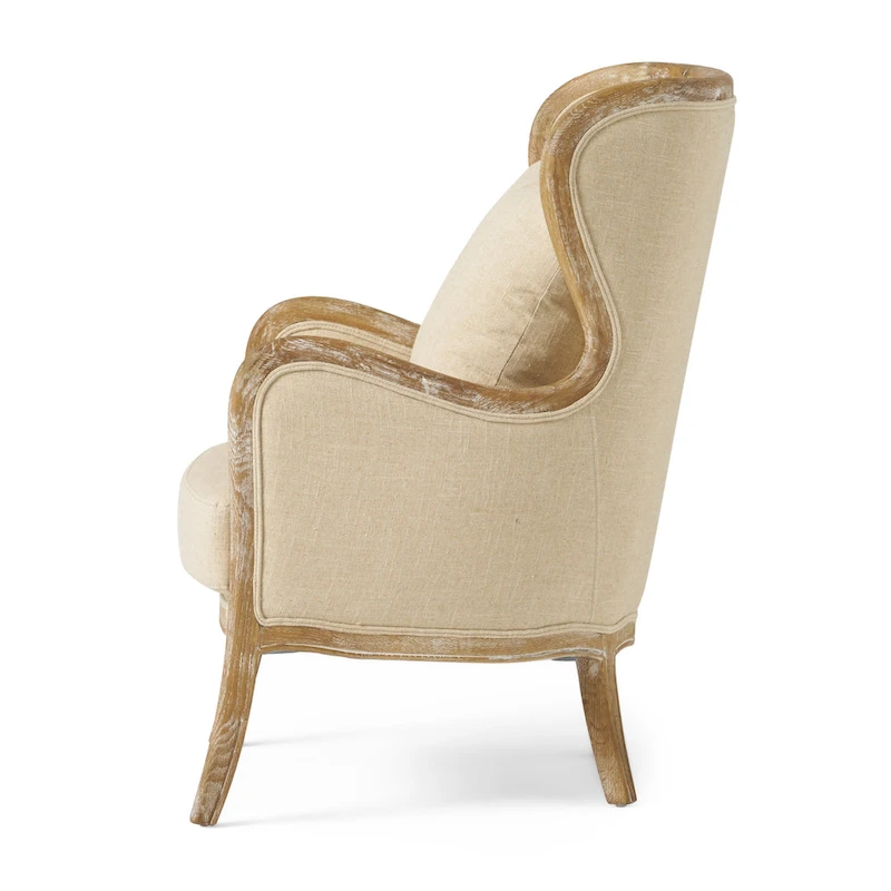 Crenshaw Fabric Wing Chair by Christopher Knight Home