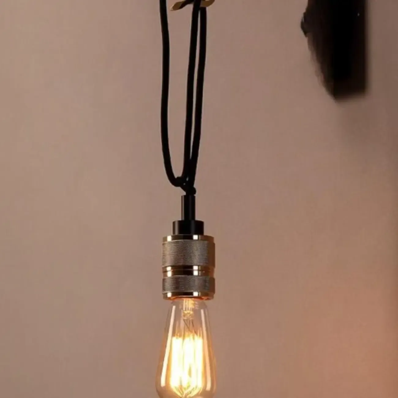 Industrial Metal Black Swing Arm Wall Light