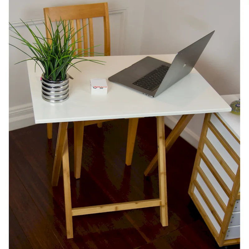 Bamboo Frame Folding Desk