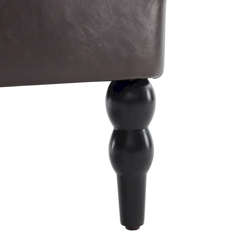 Upholstered Accent Chair with Lumbar Pillow - Single Seat