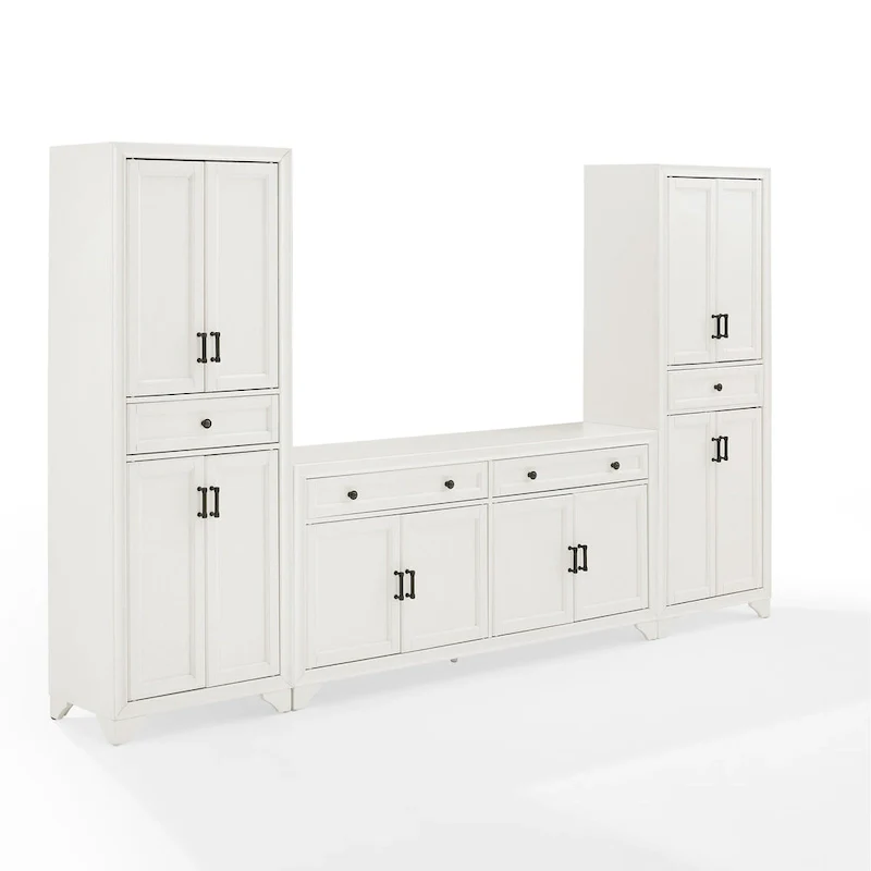 Crosley Tara 3Pc Sideboard And Pantry Set - 15x108.5x67.75