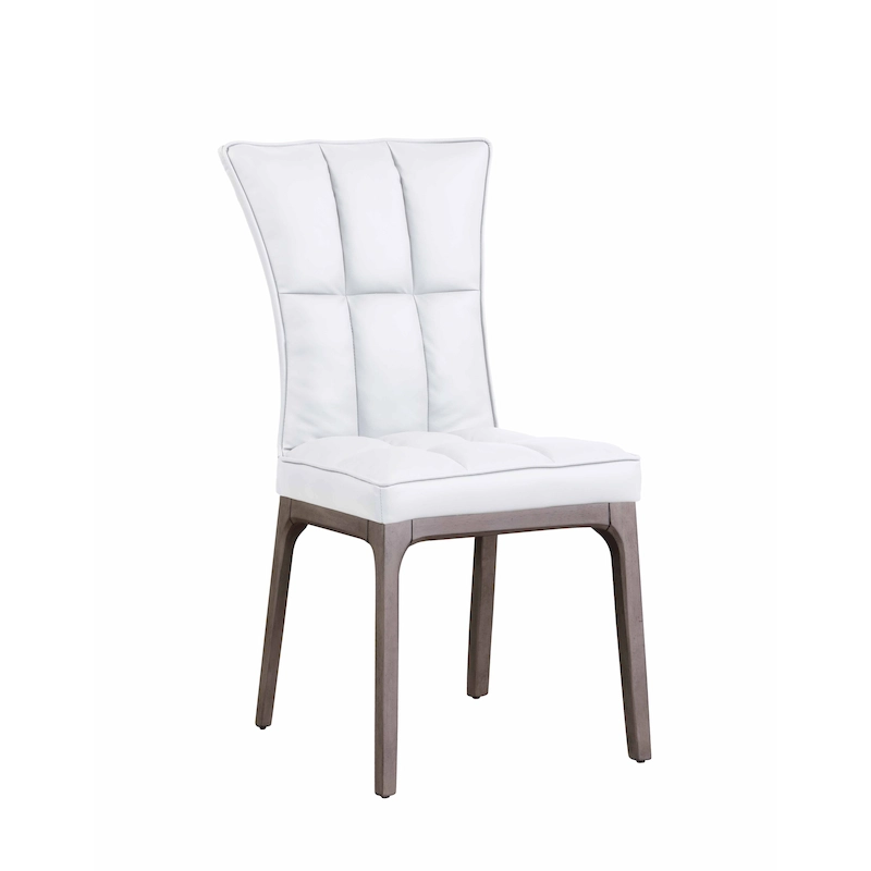 Somette Modern Tufted Side Chair with Solid Wood Frame, Set of 2