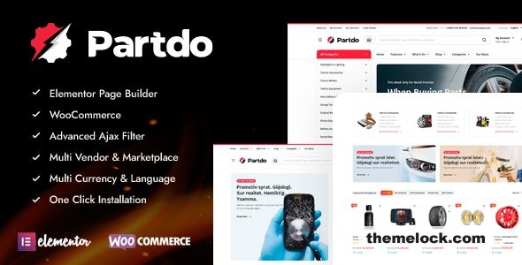 Partdo v1.4.8 - Auto Parts and Tools Shop WooCommerce Theme