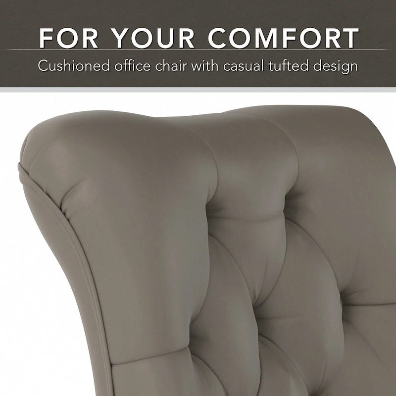 Salinas Mid Back Tufted Office Chair by Bush Furniture