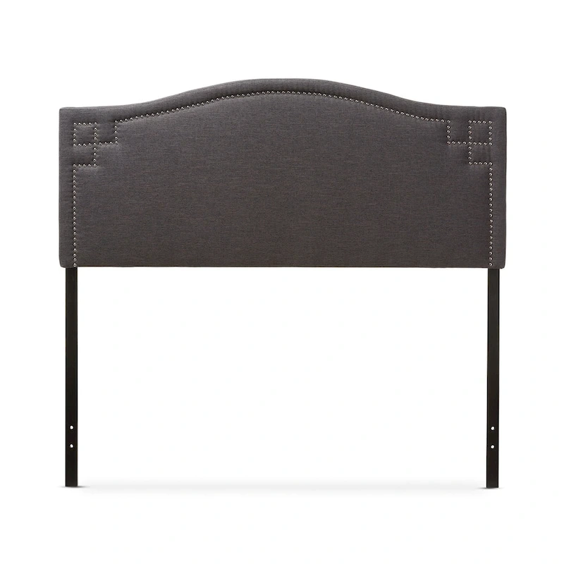 Copper Grove Daisy Modern Dark Grey Upholstered Headboard