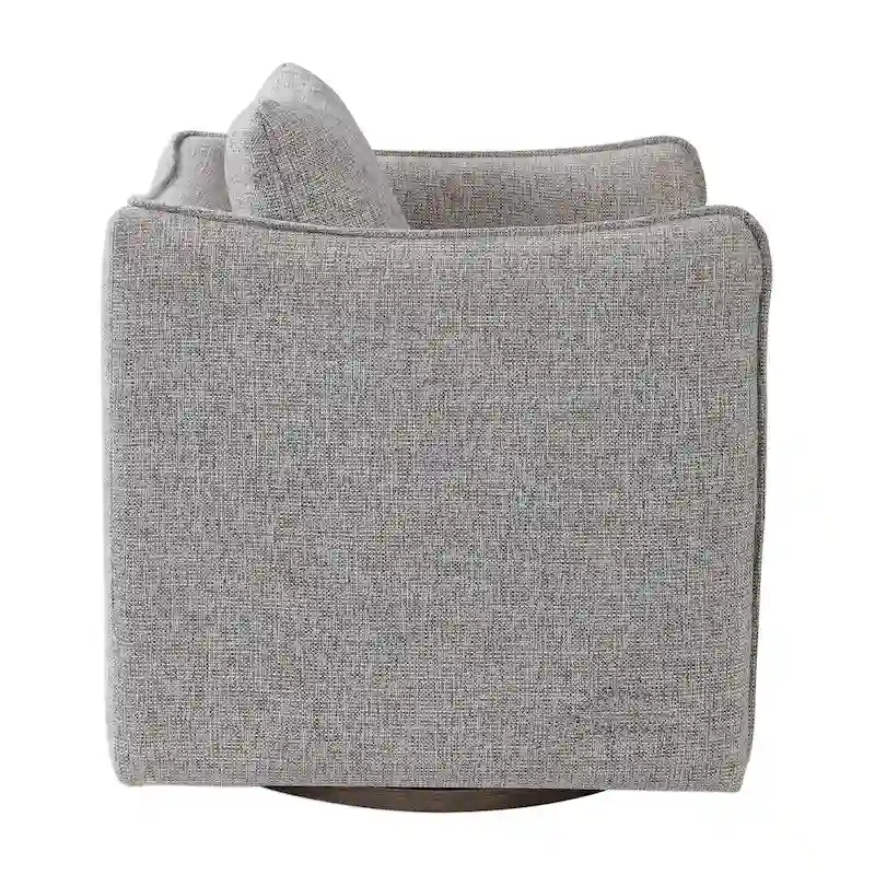 Uttermost Corben Weathered Grey Swivel Chair