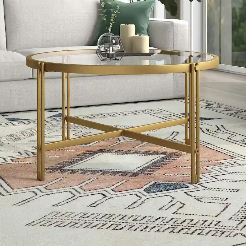 Inez 32 Wide Round Coffee Table