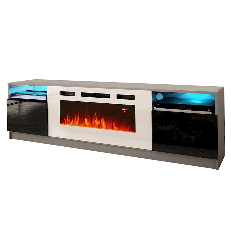 Strick & Bolton Amsden Electric Fireplace TV Stand