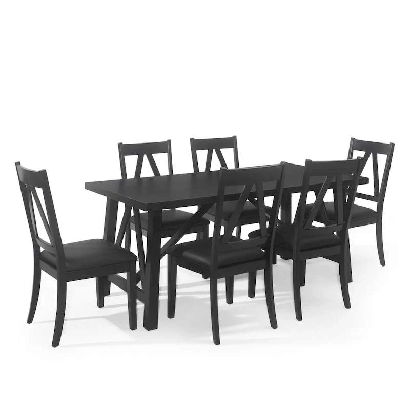 Fairgreens Farmhouse Wood 7 Piece Dining Set by Christopher Knight Home