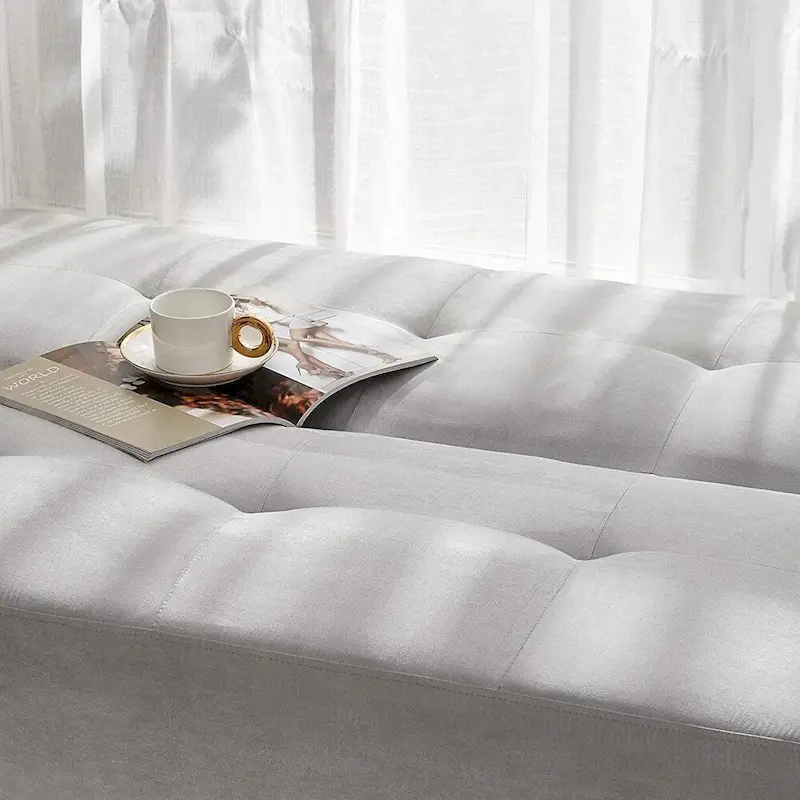 College Mini-Futon - Glacier Gray by