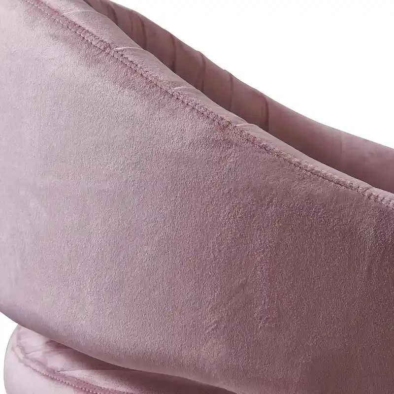 Modern Gold Office Chair Velvet Task Chair Swivel Height Adjustable Computer Chair