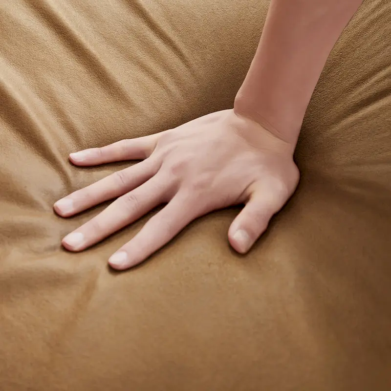 Faux Leather Accent Arm Chair