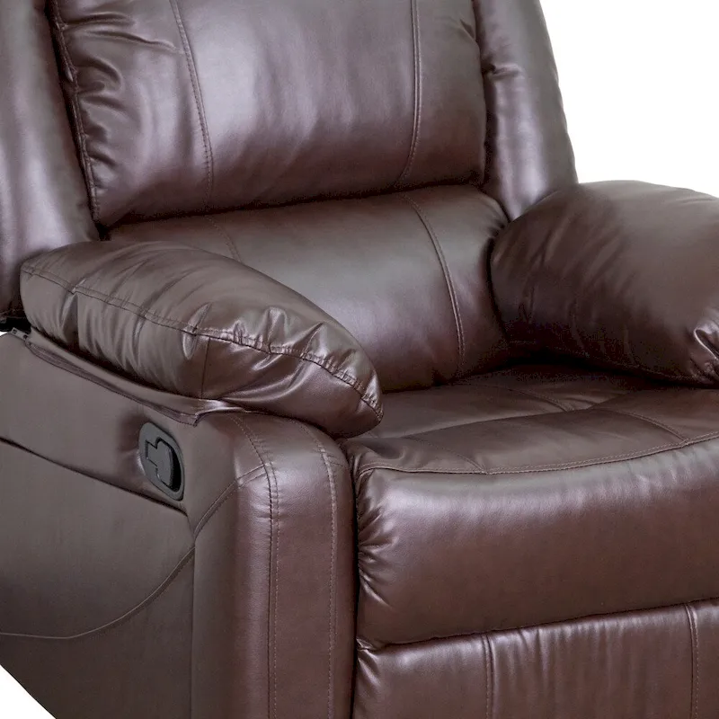 Microfiber Pillow Back Recliner
