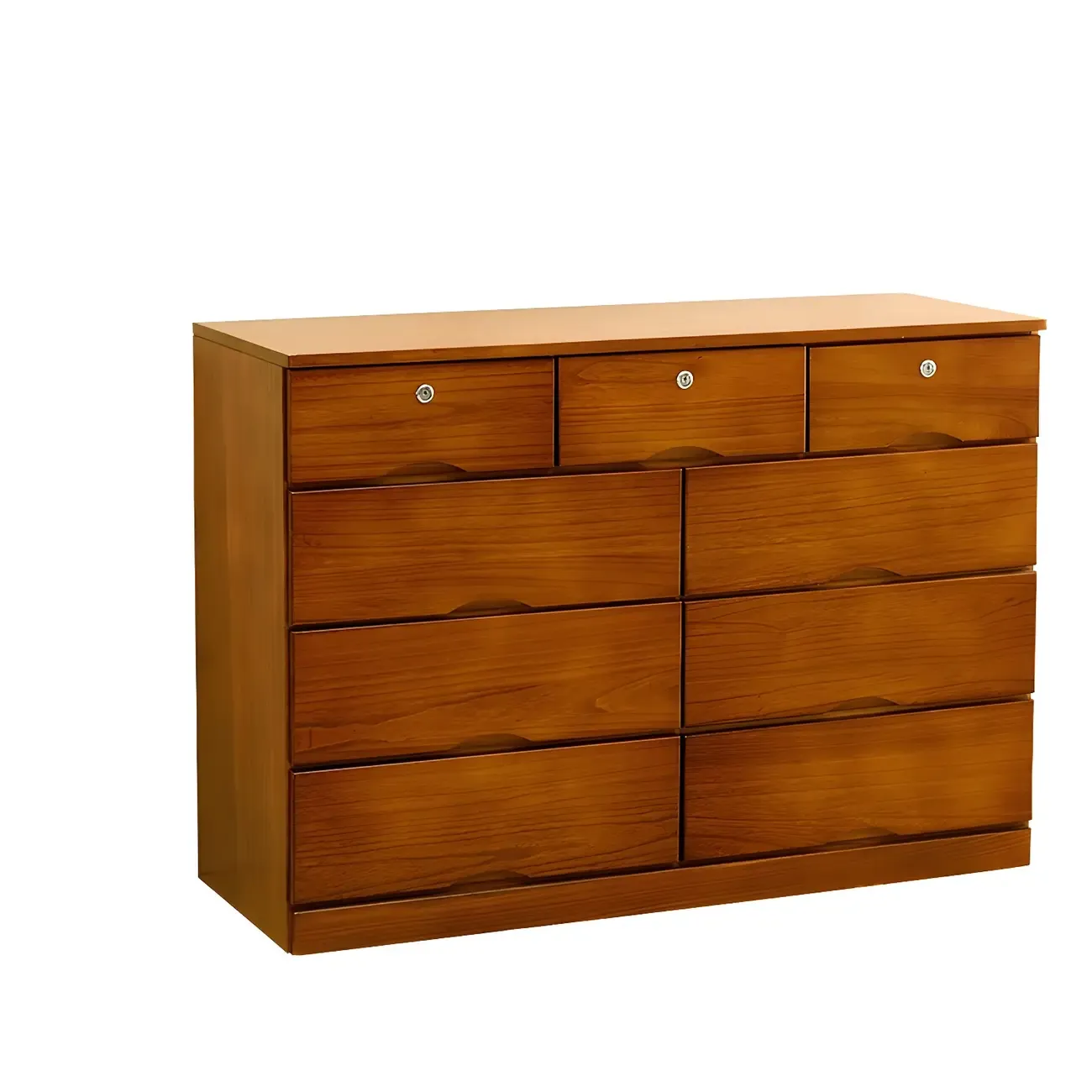 Stylish White Wooden Dressers with Soft Close Drawers