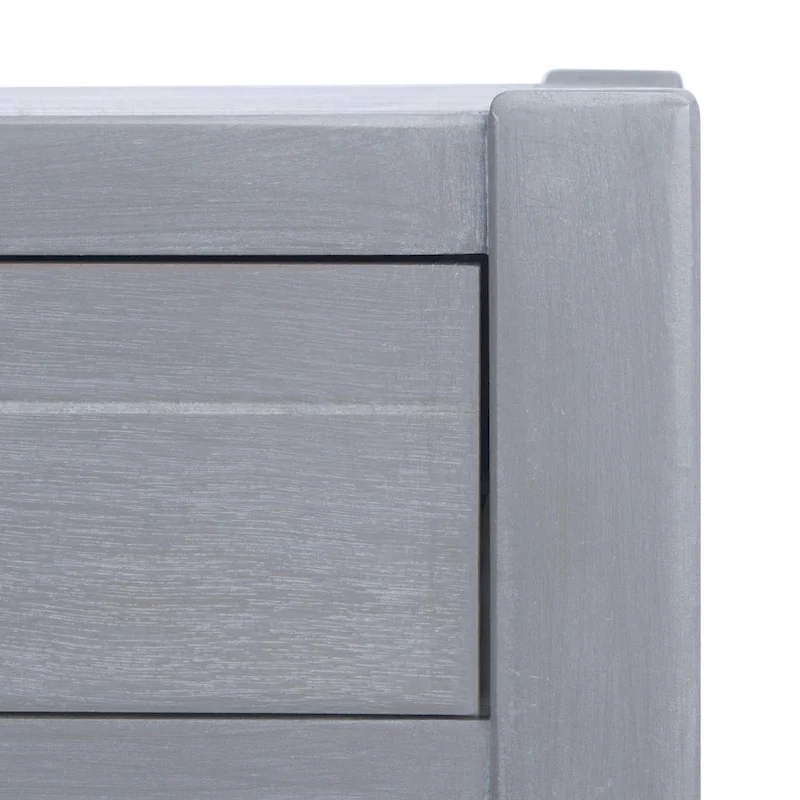 SAFAVIEH Zennure White Washed Grey Writing Desk