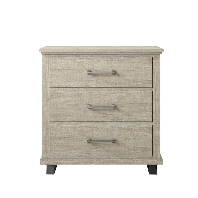 Farmhouse 3-Piece Bedroom Set - 2 Nightstand and 1 Dresser