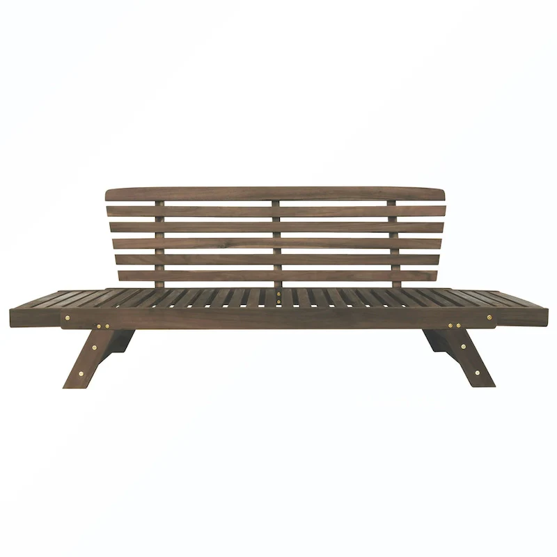 Patio Adjustable Patio Wooden Daybed Sofa