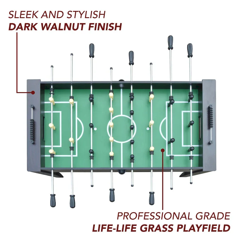 Hathaway Hurricane 54-inch Foosball Table - Dark Walnut