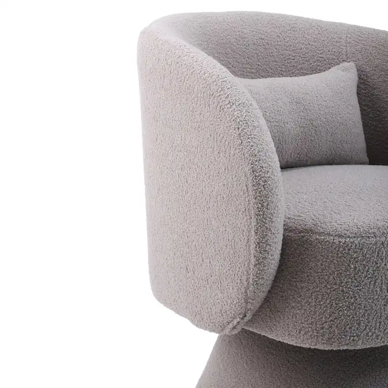 Upholstered Swivel Armchair (Set of 2)