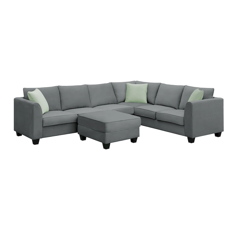 Sectional Sofa Couches Living Room Sets,7 Seats Modular Sectional Sofa