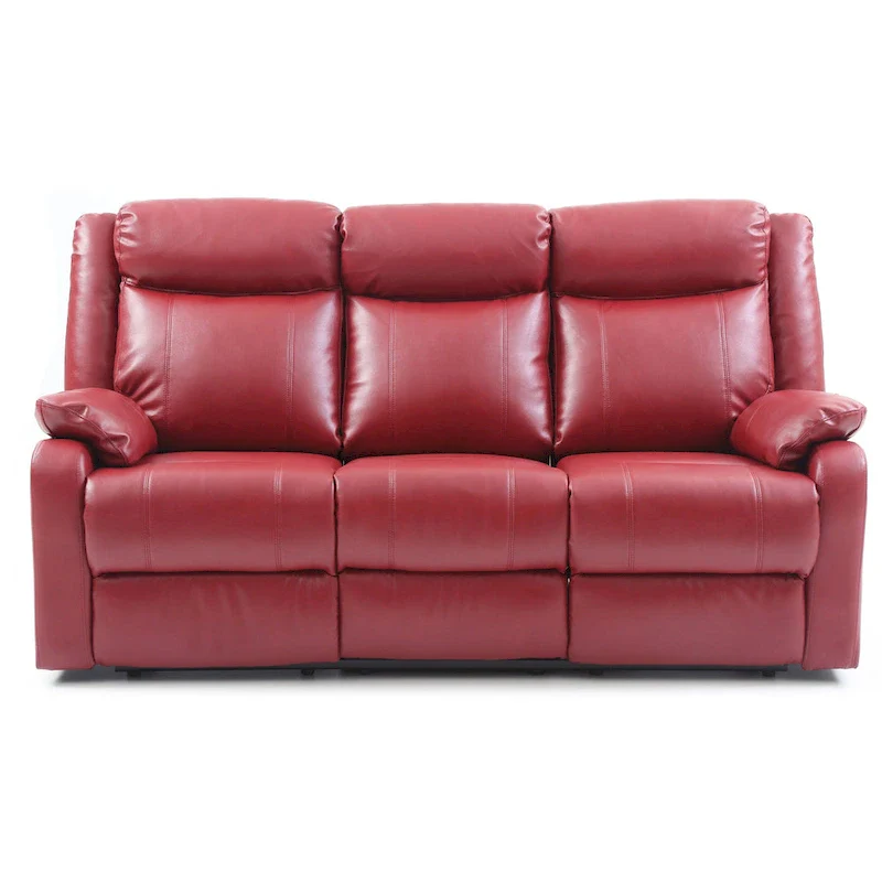 Ward Faux Leather Double Reclining Sofa