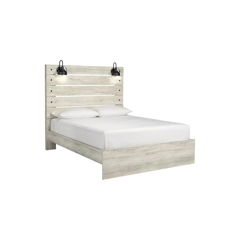 Cambeck Whitewash Panel Bed